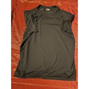 32 Degrees Cool T-Shirt Mens XL Black Short Sleeve Performance Moisture Wicking